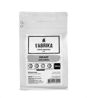 Кава мелена FABRIKA Decaff 250 г
