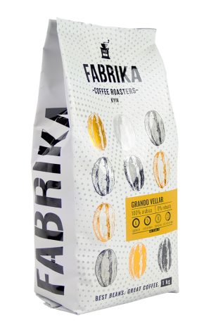 Кава в зернах FABRIKA Grando Vellar 1 кг