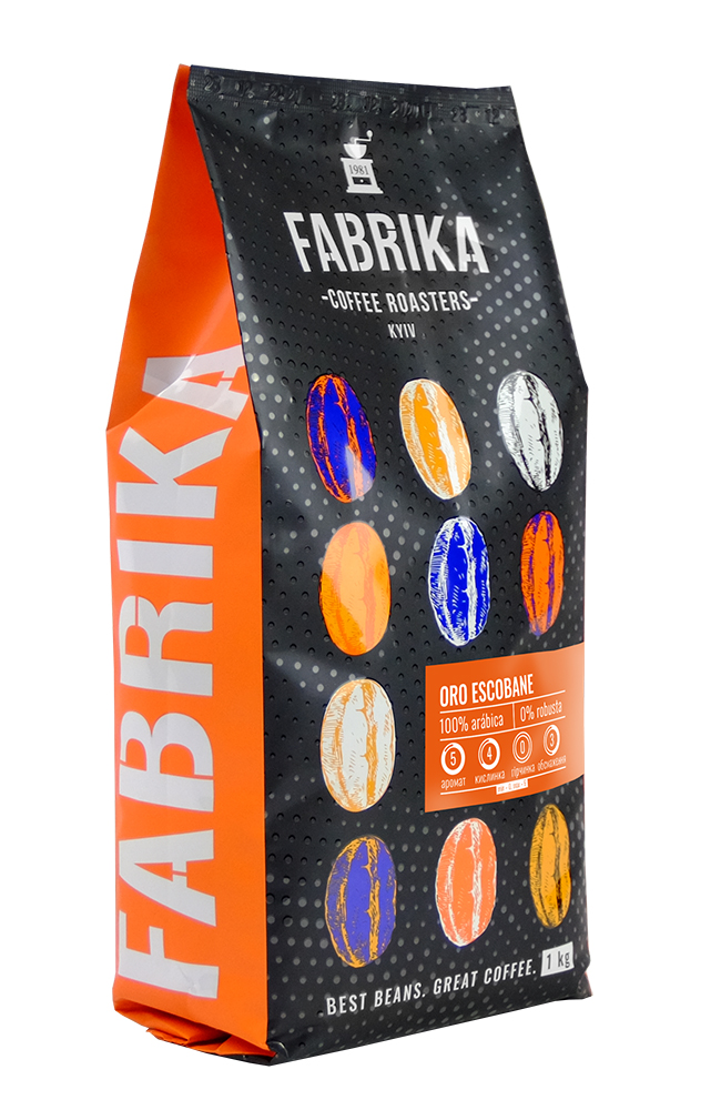 Кава в зернах FABRIKA Oro Escobane 1 кг