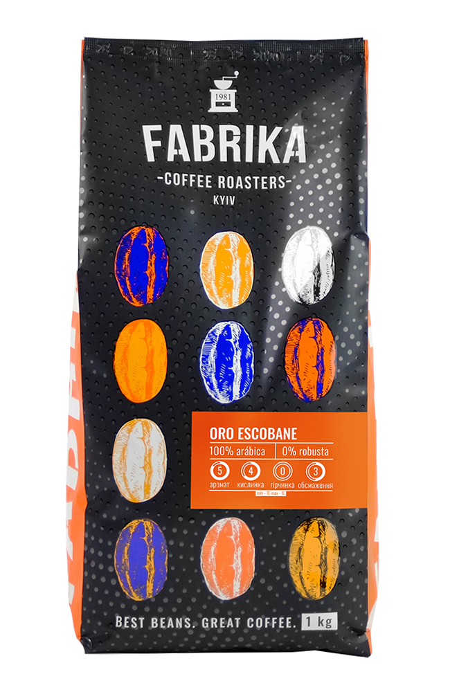 Кава в зернах FABRIKA Oro Escobane 1 кг