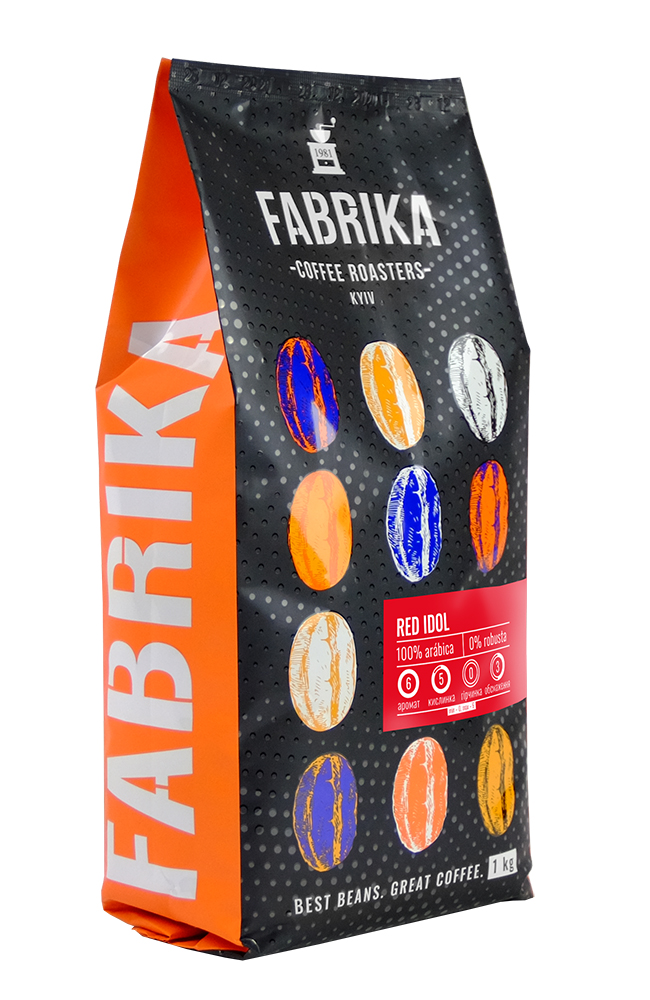 Кава в зернах FABRIKA Red Idol 1 кг